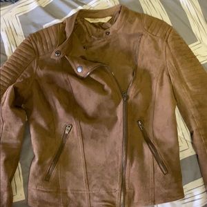 Hollister suede Moto jacket